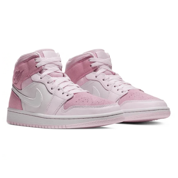 ⁦Air Jordan 1 Mid Digital Pink White⁩ – תמונה ⁦2⁩