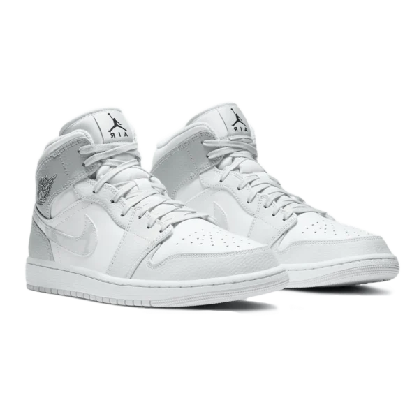 ⁦Air Jordan 1 Mid Swoosh Logo Grey Camo⁩ – תמונה ⁦2⁩