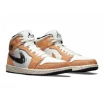 ⁦Air Jordan 1 Mid SE Brushstroke Paint Splatter⁩ – תמונה ⁦2⁩