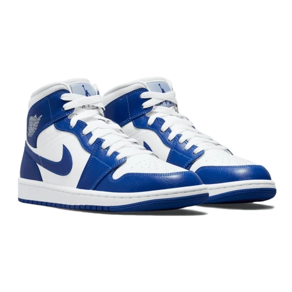 ⁦Air Jordan 1 Mid Kentucky Blue White⁩ – תמונה ⁦2⁩