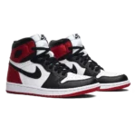 ⁦Air Jordan 1 Retro High Satin Black Toe⁩ – תמונה ⁦2⁩
