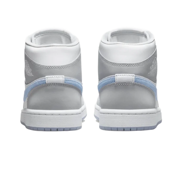 ⁦Air Jordan 1 Mid White Wolf Grey Aluminum⁩ – תמונה ⁦3⁩