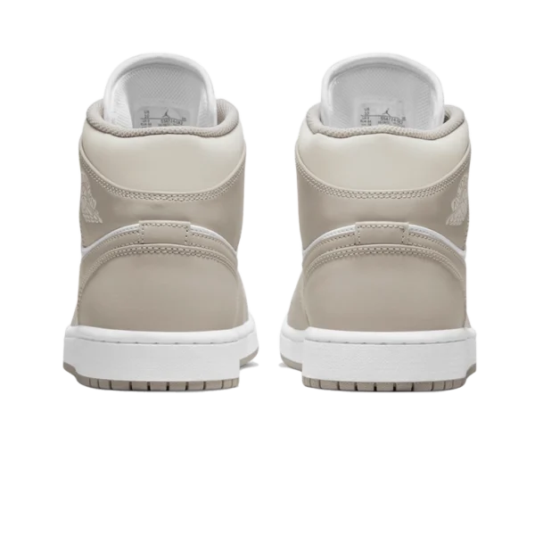 ⁦Air Jordan 1 Mid College Grey Light Bone White⁩ – תמונה ⁦3⁩