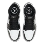 ⁦Air Jordan 1 Mid SE Black White⁩ – תמונה ⁦4⁩