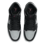 ⁦Air Jordan 1 Mid Shadow Black Grey⁩ – תמונה ⁦4⁩