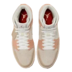 ⁦Air Jordan 1 Mid "Milan" Sail Light Bone Shimmer⁩ – תמונה ⁦4⁩
