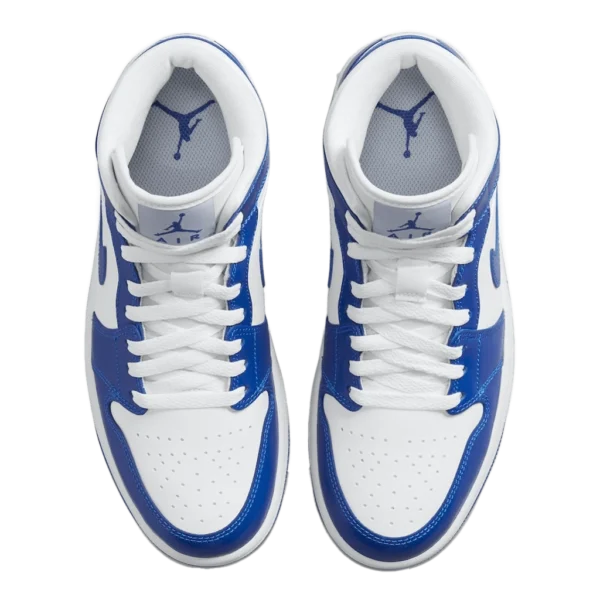 ⁦Air Jordan 1 Mid Kentucky Blue White⁩ – תמונה ⁦4⁩
