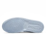 ⁦Air Jordan 1 Mid White Wolf Grey Aluminum⁩ – תמונה ⁦5⁩