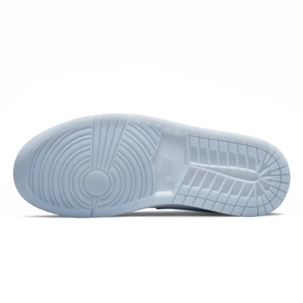 ⁦Air Jordan 1 Mid White Wolf Grey Aluminum⁩ – תמונה ⁦5⁩