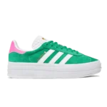 Adidas Gazelle Bold Green Cloud White Lucid Pink