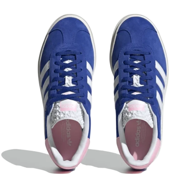 ⁦Adidas Gazelle True Pink Semi Lucid Blue White⁩ – תמונה ⁦3⁩