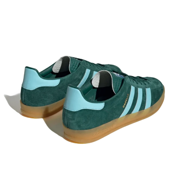 ⁦Adidas Gazelle Collegiate Green Hazy Sky Victory Gold⁩ – תמונה ⁦3⁩