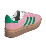 ⁦Adidas Gazelle Bold True Pink Green Cloud White⁩ – תמונה ⁦3⁩