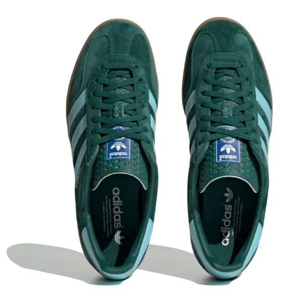 ⁦Adidas Gazelle Collegiate Green Hazy Sky Victory Gold⁩ – תמונה ⁦4⁩