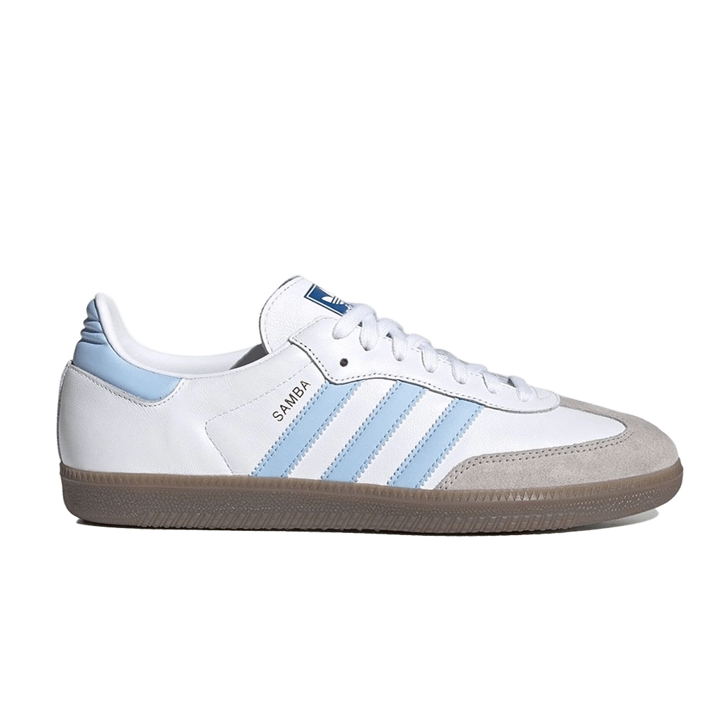1 Adidas Samba OG White Blue – תמונה 1