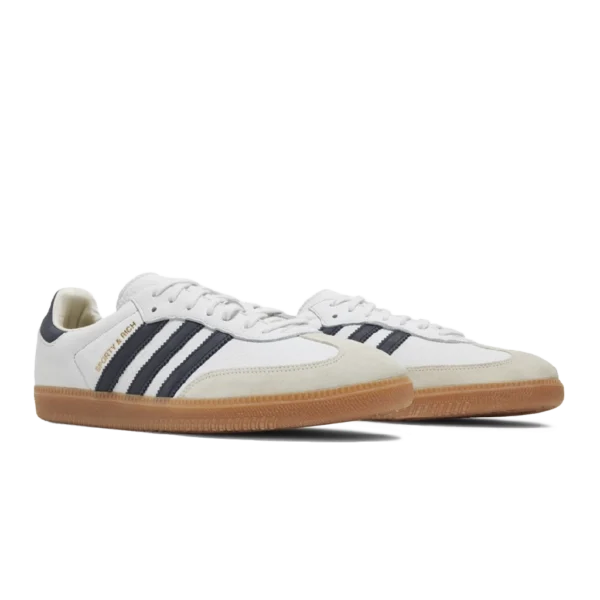 ⁦Adidas Samba OG x Sporty & Rich White Legend Ink⁩ – תמונה ⁦2⁩