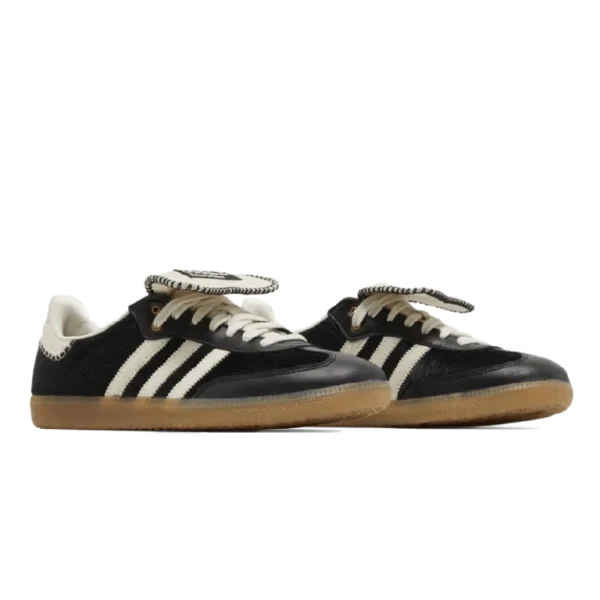 ⁦Adidas Samba Pony x Wales Bonner Black⁩ – תמונה ⁦2⁩