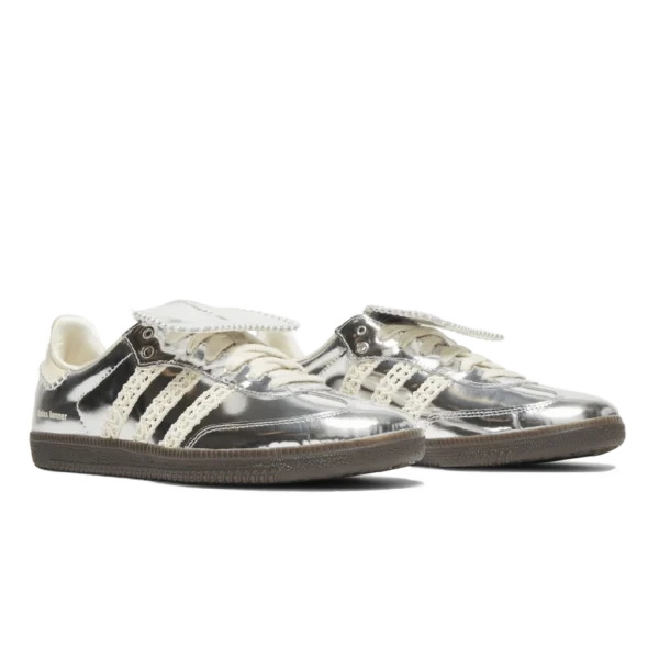 ⁦Adidas Samba x Wales Bonner Silver Metallic⁩ – תמונה ⁦2⁩