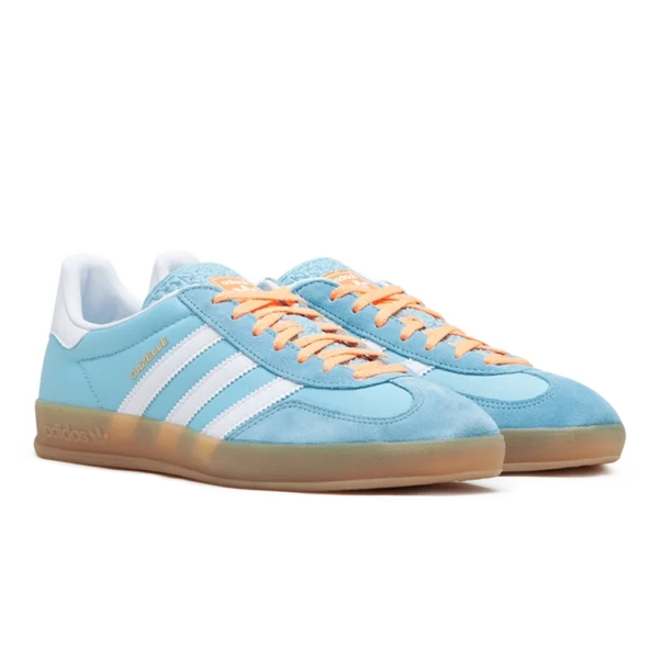 ⁦Adidas Gazelle Indoor Preloved Blue White Gum⁩ – תמונה ⁦2⁩