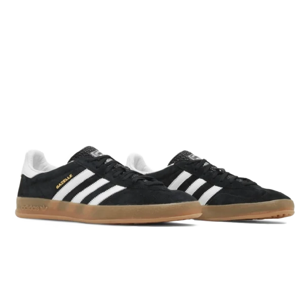 ⁦Adidas Gazelle Indoor Black White Gum⁩ – תמונה ⁦2⁩