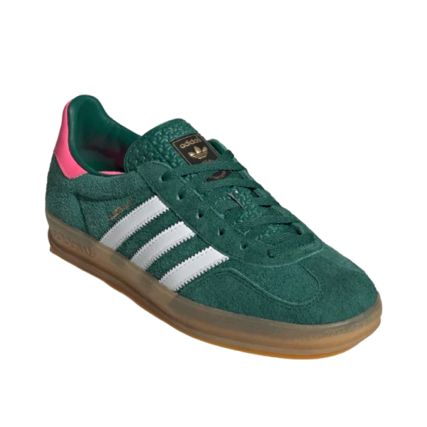 ⁦Adidas Gazelle Indoor Collegiate Green Lucid Pink⁩ – תמונה ⁦2⁩
