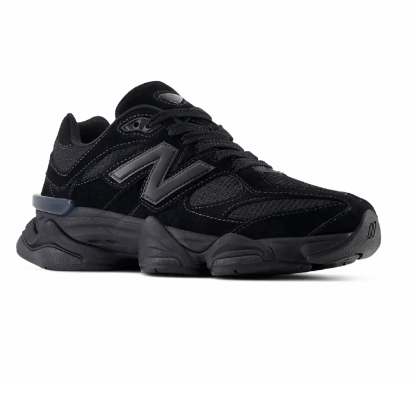 ⁦New Balance 9060 Triple Black Suede⁩ – תמונה ⁦2⁩