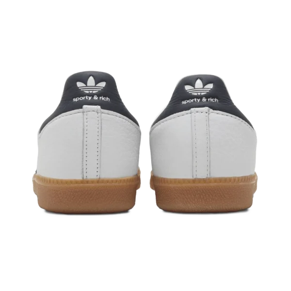 ⁦Adidas Samba OG x Sporty & Rich White Legend Ink⁩ – תמונה ⁦3⁩