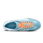 ⁦Adidas Gazelle Indoor Preloved Blue White Gum⁩ – תמונה ⁦3⁩