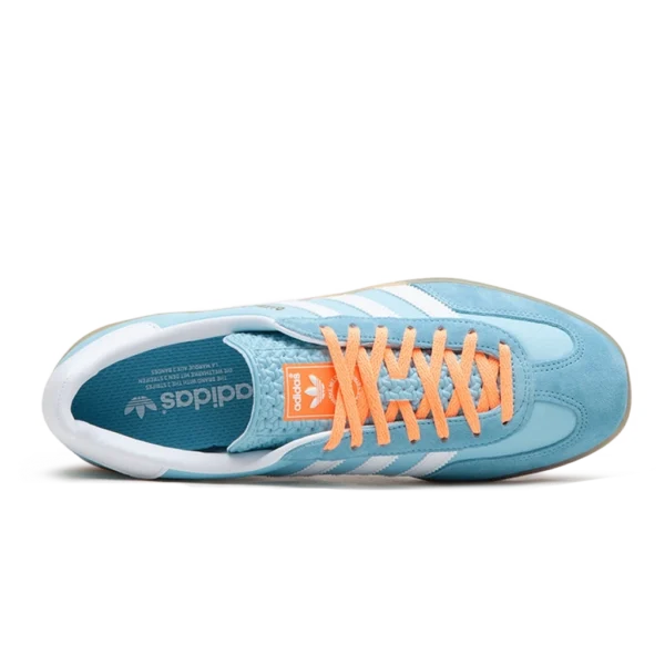 ⁦Adidas Gazelle Indoor Preloved Blue White Gum⁩ – תמונה ⁦3⁩