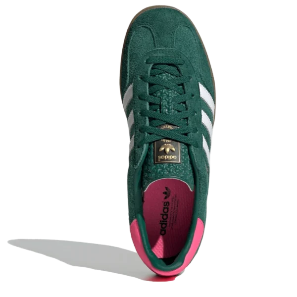 ⁦Adidas Gazelle Indoor Collegiate Green Lucid Pink⁩ – תמונה ⁦4⁩