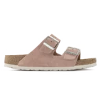 Birkenstock Arizona Soft Footbed Suede Leather Pink Clay