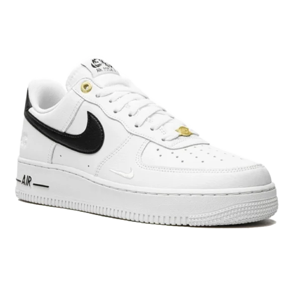 ⁦Nike Air Force 1 ’07 "40th Anniversary" White Black⁩ – תמונה ⁦2⁩