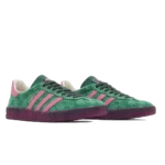 ⁦Adidas x Gucci Gazelle Green GG Monogram⁩ – תמונה ⁦2⁩