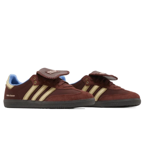 ⁦Adidas Samba Fox x Wales Bonner Fox Brown Lucky Blue⁩ – תמונה ⁦2⁩