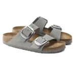⁦Birkenstock Arizona Big Buckle Nubuck Leather Dove Gray⁩ – תמונה ⁦2⁩