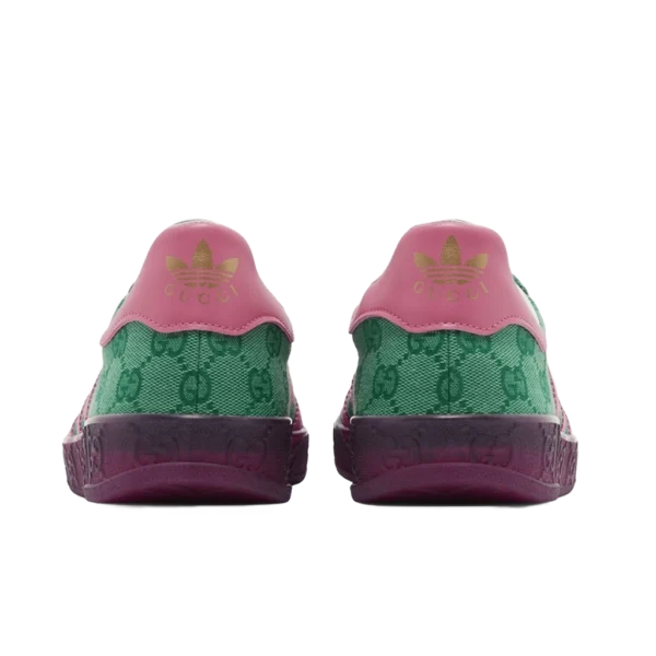 ⁦Adidas x Gucci Gazelle Green GG Monogram⁩ – תמונה ⁦3⁩