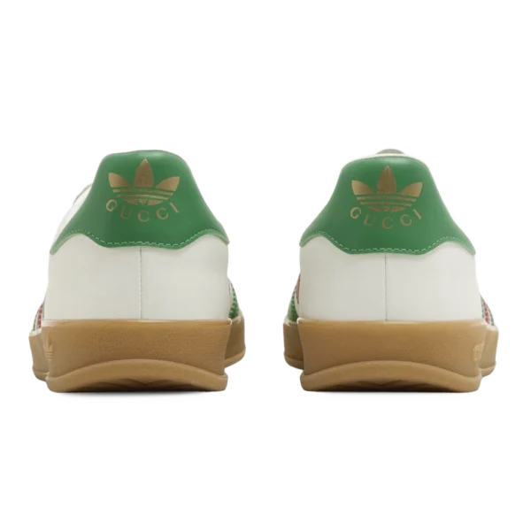 ⁦Adidas x Gucci Gazelle White Green Red⁩ – תמונה ⁦3⁩