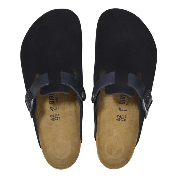 ⁦Birkenstock Boston BS Mixed Leather Midnight⁩ – תמונה ⁦3⁩