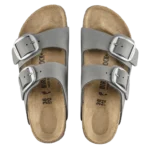 ⁦Birkenstock Arizona Big Buckle Nubuck Leather Dove Gray⁩ – תמונה ⁦3⁩