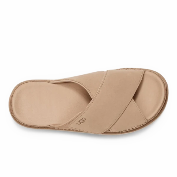 ⁦UGG Goldenstar Cross Slide Beige⁩ – תמונה ⁦4⁩