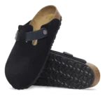⁦Birkenstock Boston BS Mixed Leather Midnight⁩ – תמונה ⁦4⁩