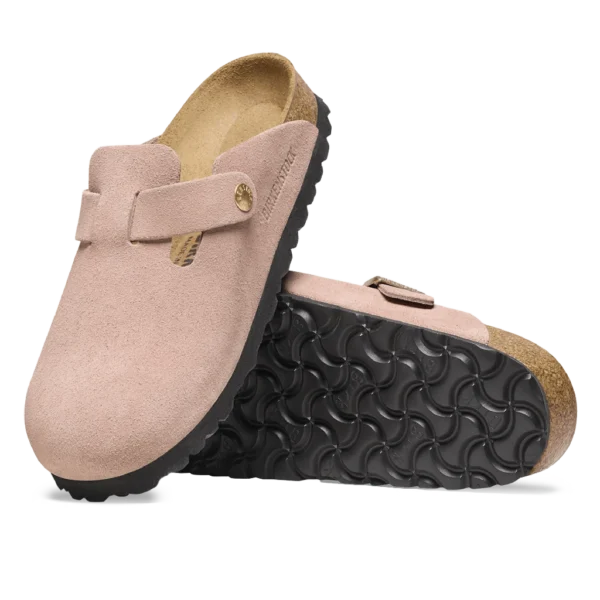 ⁦Birkenstock Boston Suede Leather Light Rose⁩ – תמונה ⁦4⁩