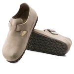 ⁦Birkenstock London Suede Leather Taupe⁩ – תמונה ⁦4⁩