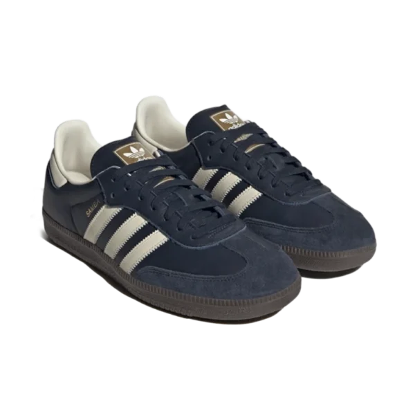 ⁦Adidas Samba OG Night Navy Cream White Gum⁩ – תמונה ⁦2⁩