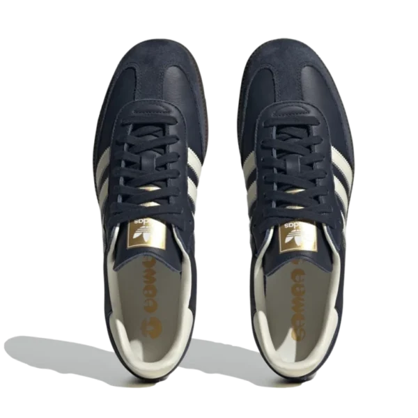 ⁦Adidas Samba OG Night Navy Cream White Gum⁩ – תמונה ⁦3⁩