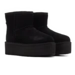 ⁦UGG Classic Mini Platform Black⁩ – תמונה ⁦2⁩