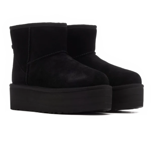 ⁦UGG Classic Mini Platform Black⁩ – תמונה ⁦2⁩