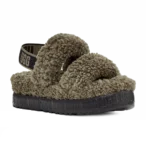 ⁦UGG OH Fluffita Sandal Burnt Olive⁩ – תמונה ⁦2⁩