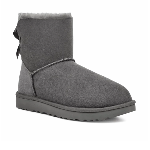 ⁦UGG Mini Bailey Bow II Grey⁩ – תמונה ⁦2⁩