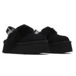 ⁦UGG Funkette Slipper Black⁩ – תמונה ⁦2⁩